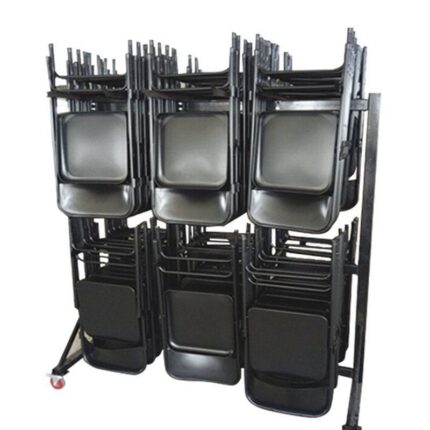 Chariot de 100 chaises pliantes PRO-INTENS METAL