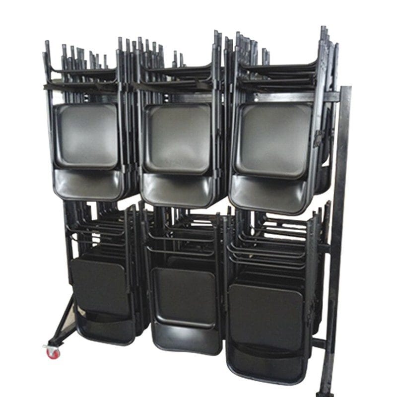 Chariot de 100 chaises pliantes PRO-INTENS METAL