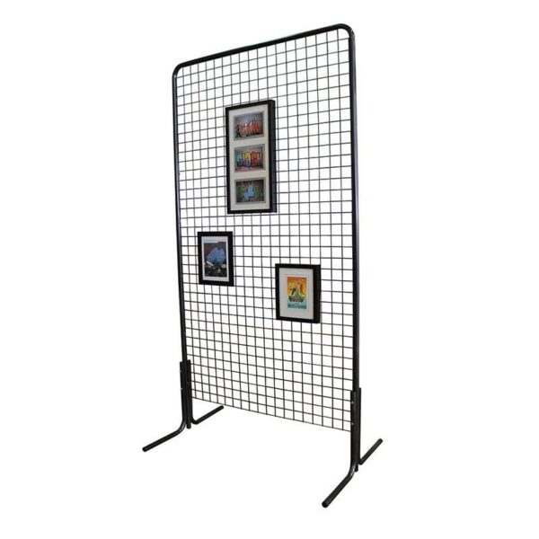 Double pieds de grille d'exposition