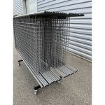 Chariot 24 grilles d'exposition