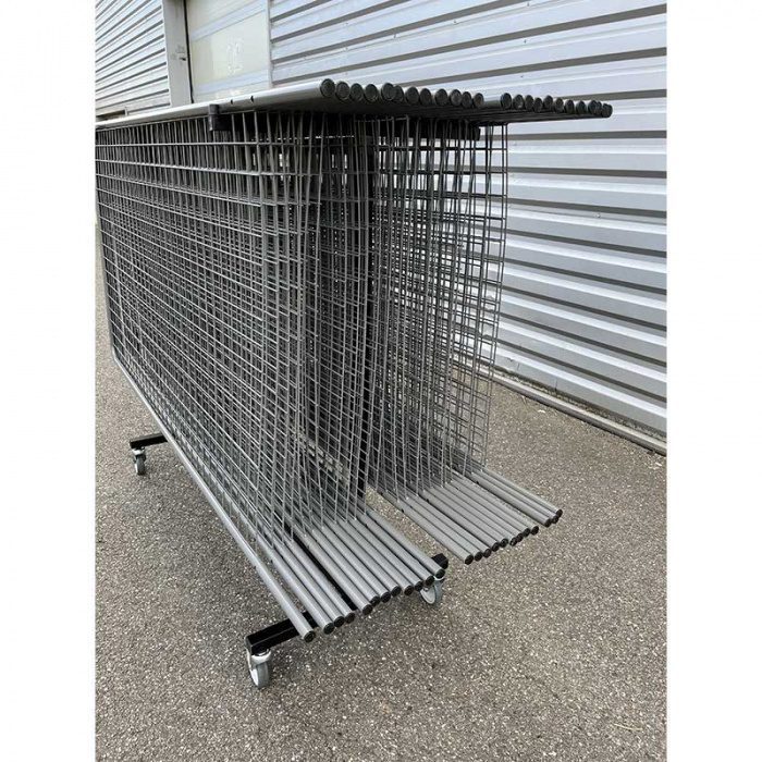CHARIOT GRILLE D EXPOSITION Chariot 24 grilles d'exposition