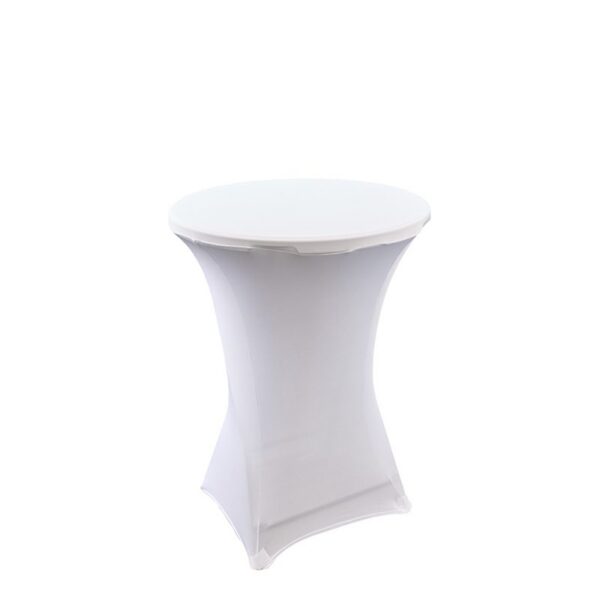 Lot de 2 housses pour mange debout coloris blanc