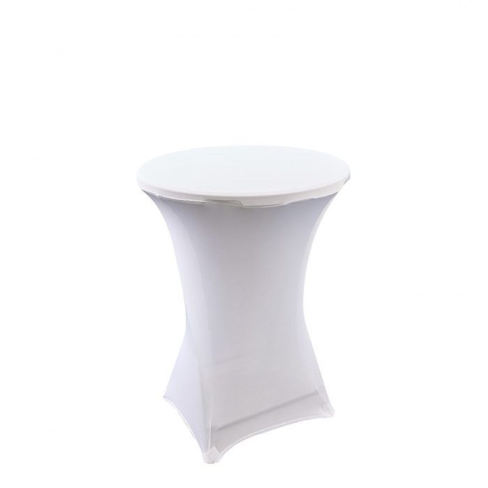 800-PRODES-64 Lot de 2 housses pour mange debout coloris blanc