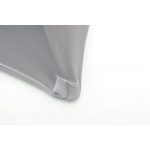 Lot de 2 housses Extensibles Blanches pour Table Rectangulaire