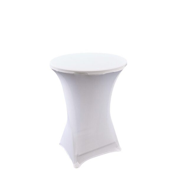 Lot de 2 housses pour mange debout coloris blanc