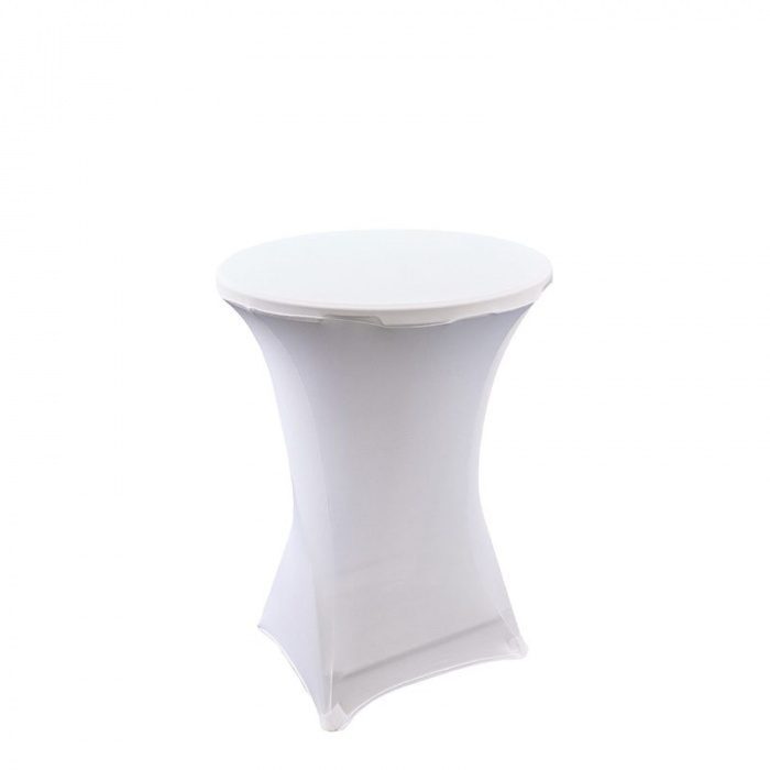 PRODES-64 Lot de 2 housses pour mange debout coloris blanc