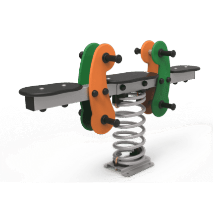 Jeux sur ressort rider face à face