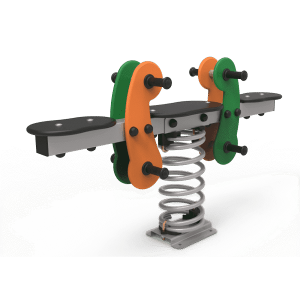 Jeux sur ressort rider face à face