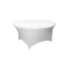 Lot de 2 housses pour table ronde ø 150cm coloris blanc