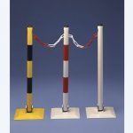 Potelet sur coupe carrée rabattable