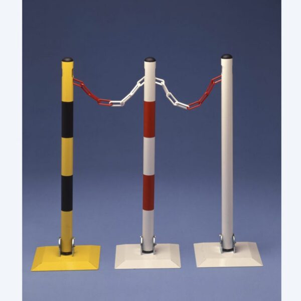 Potelet sur coupe carrée rabattable