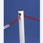 Potelet sur coupe carrée rabattable