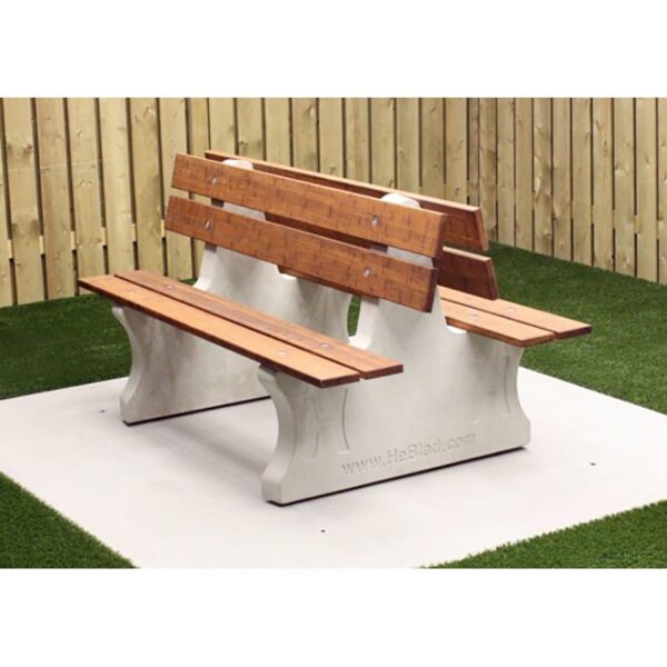 Banc de Parc en Béton Double