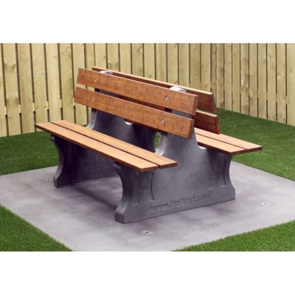 Banc de Parc en Béton Double
