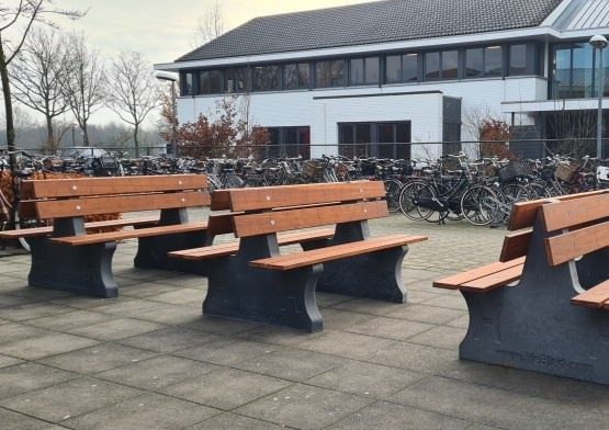 Banc de Parc en Béton Double