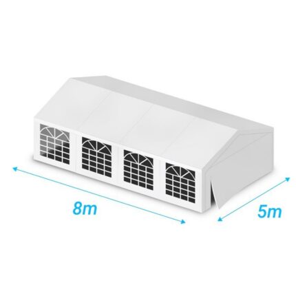 Tente de Réception PVC Premium+ Tube 50mm 5x8m