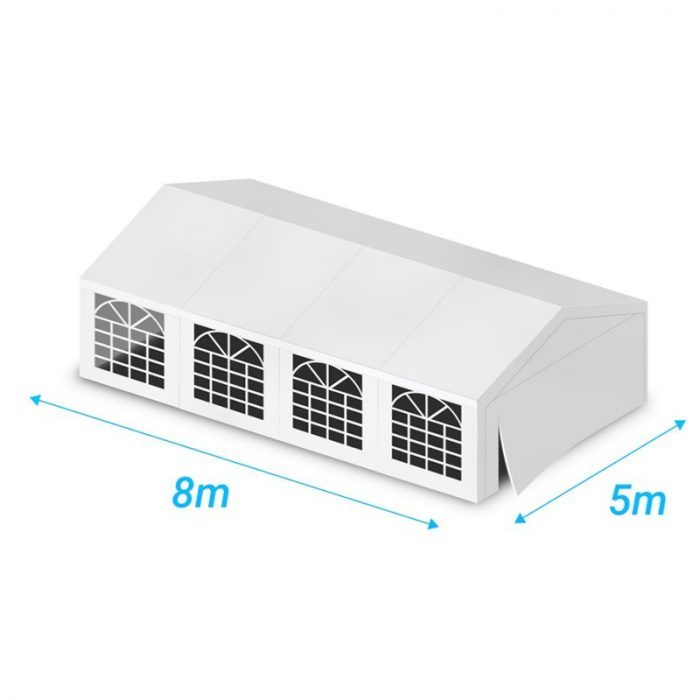 Tente de Réception PVC Premium+ Tube 50mm 5x8m
