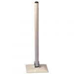 Potelet sur coupe carrée rabattable