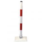 Potelet sur coupe carrée rabattable