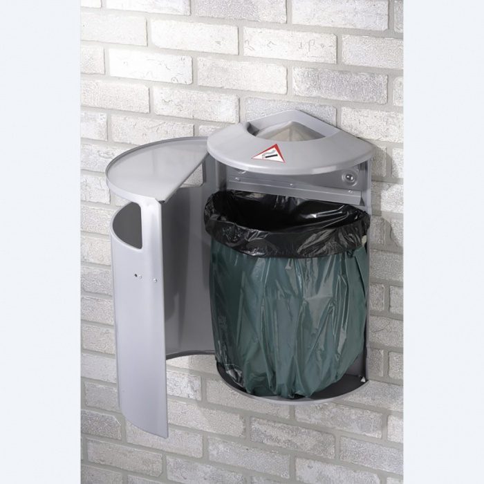 Poubelle et Cendrier 2 en 1