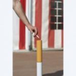 Cendrier Cigarettes à planter dans le sol