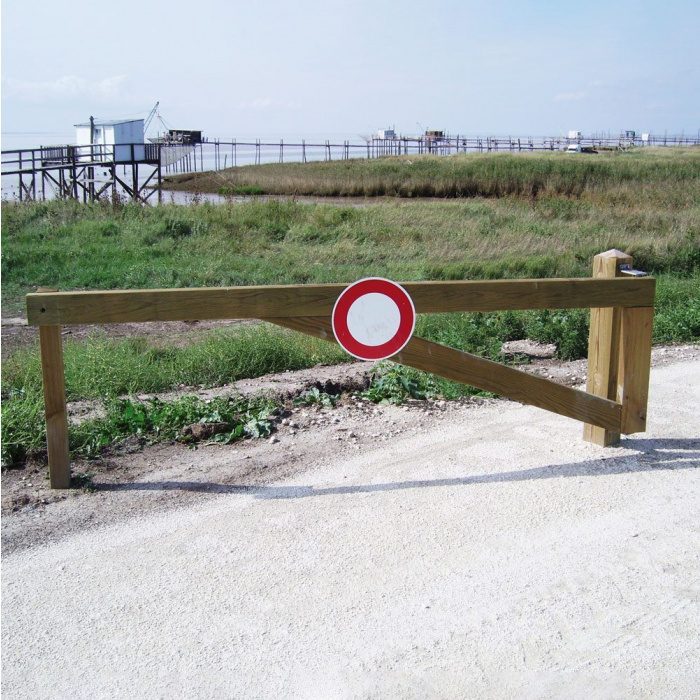 barrière bois Barrière Ouvrante Bois