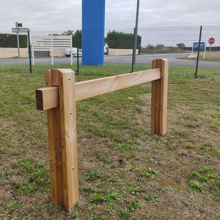 Barrière-Coulissante-Bois- Barrière Coulissante Bois