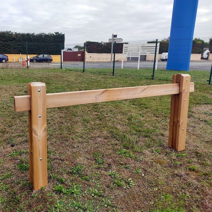 Barrière-Coulissante-Bois Barrière Coulissante Bois