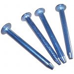 Jeu de 4 pitons d'ancrage à frapper