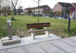 Banc de Parc en béton avec plaque de fond - Image 7