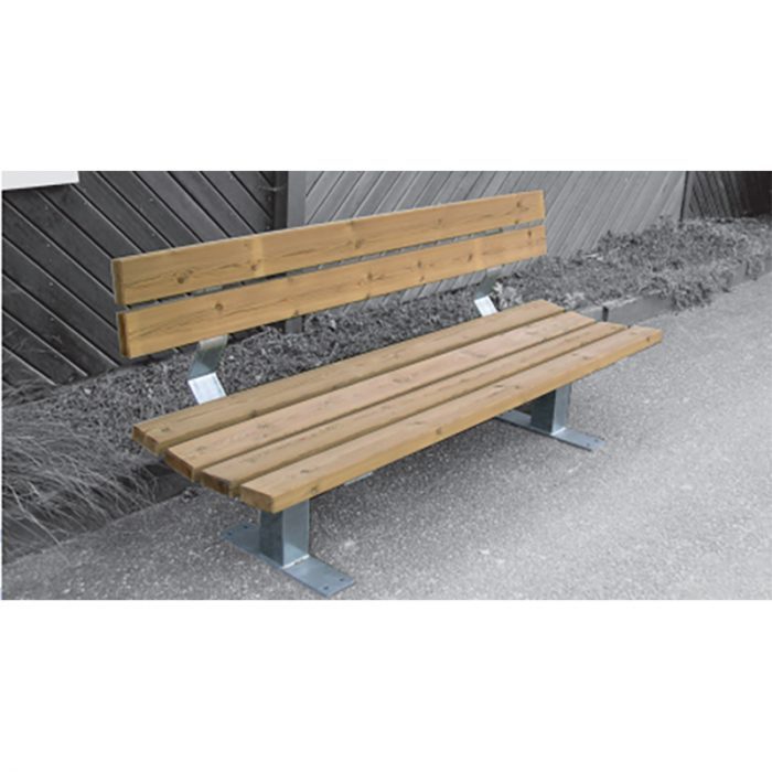 banc-mixte-bois-metal Banc Mixte Bois / Métal
