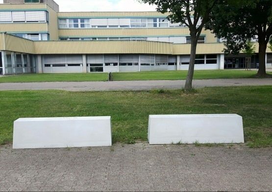 banc-standard-en-beton Banc Classique Béton