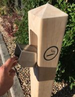 Borne Cendrier Bois - Image 4