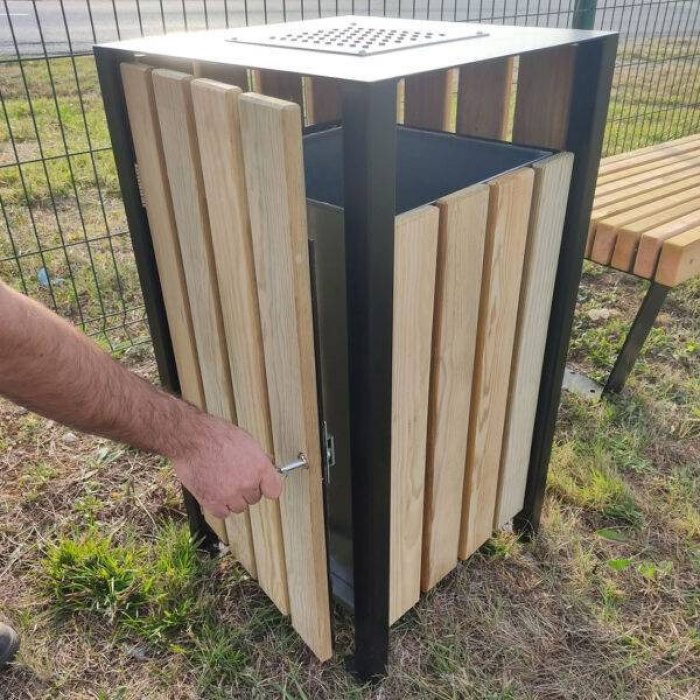 corbeille-avec-cendrier-1111 Corbeille City