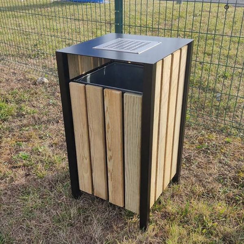 corbeille-avec-cendrier Corbeille City