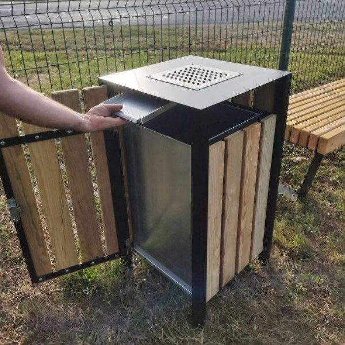 corbeille-avec-cendrier1111 Corbeille City