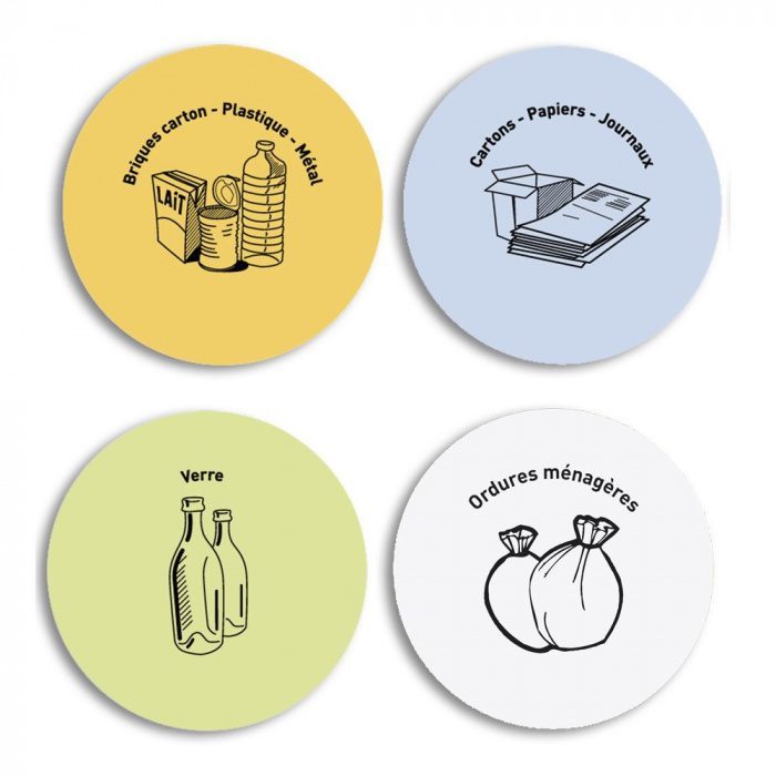 corbeille tri selectif cylindrique 2 Corbeille tri sélectif cylindrique