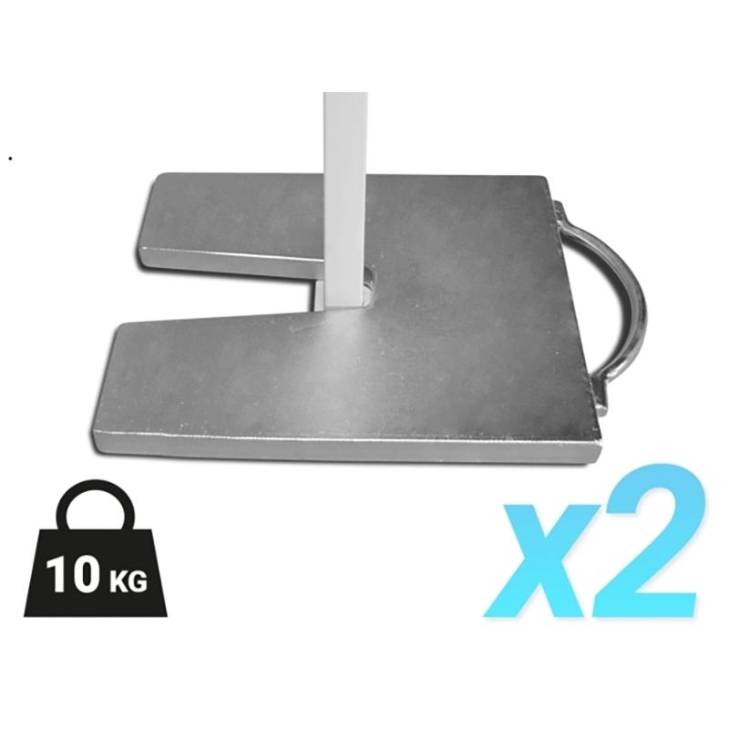 poids-de-lest Lot de 2 Poids de lestage 10 KG