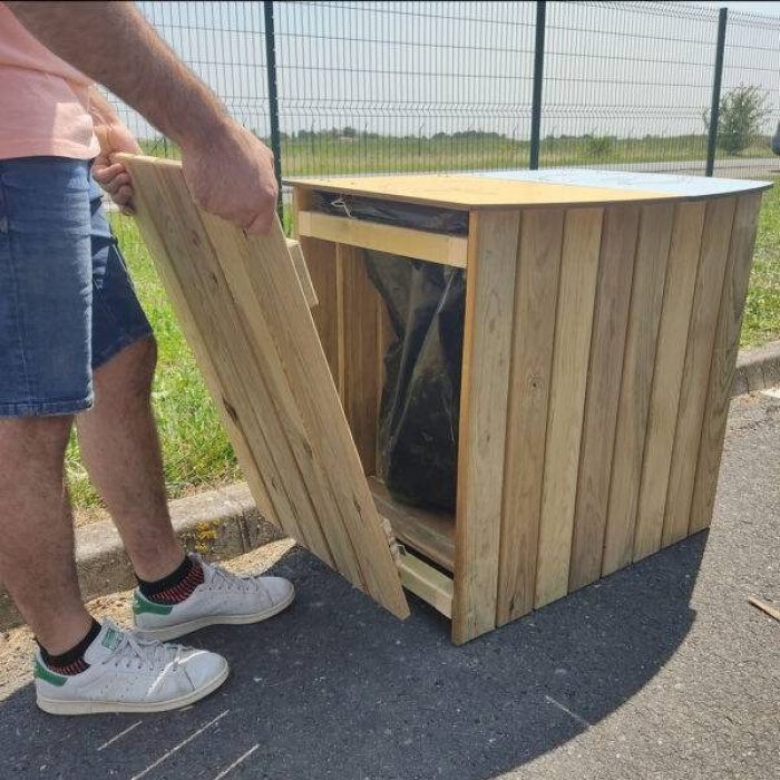 poubelle-de-tri-selectif-a-2-corbeilles-1111 Corbeille Poitevine