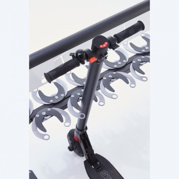 Range Trottinettes sur Pied : 6 trottinettes - Côte à côte Range Trottinettes sur Pied : 6 trottinettes - Côte à côte