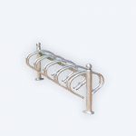 Râtelier New York 10 vélos face à face