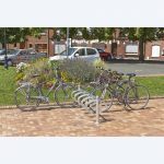 Râtelier New York 10 vélos face à face