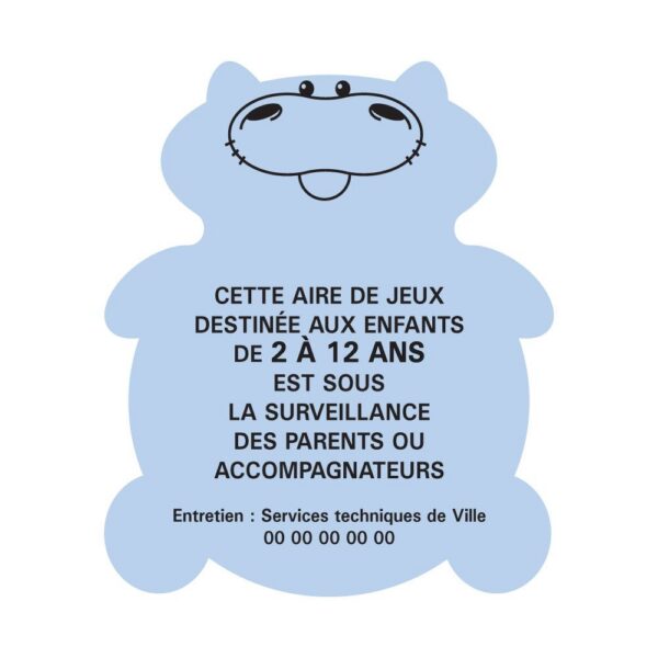 Panneau aire de jeux FIGURINE