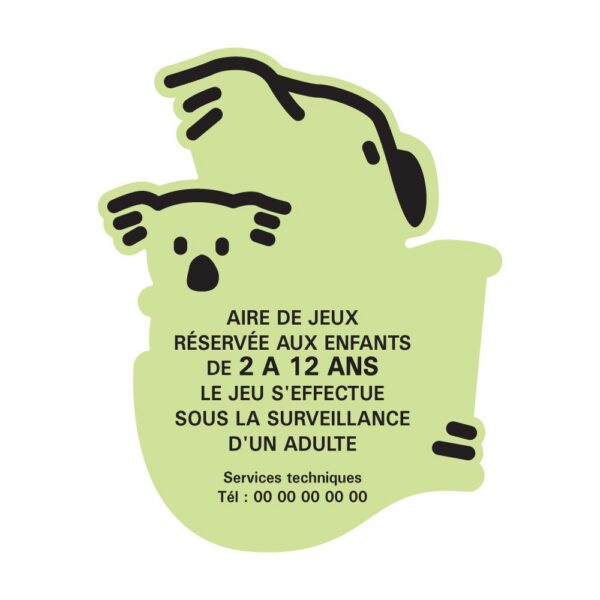 Panneau aire de jeux FIGURINE