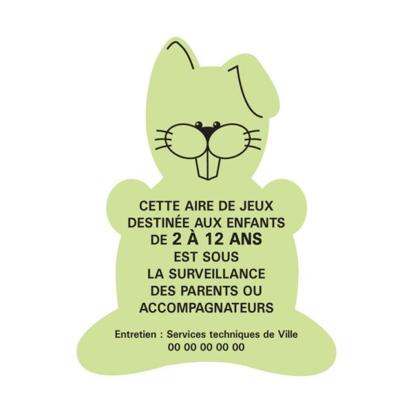 Panneau aire de jeux FIGURINE