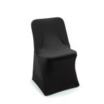 Lot de 2 housses de chaise coloris noir