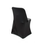 Lot de 2 housses de chaise coloris noir