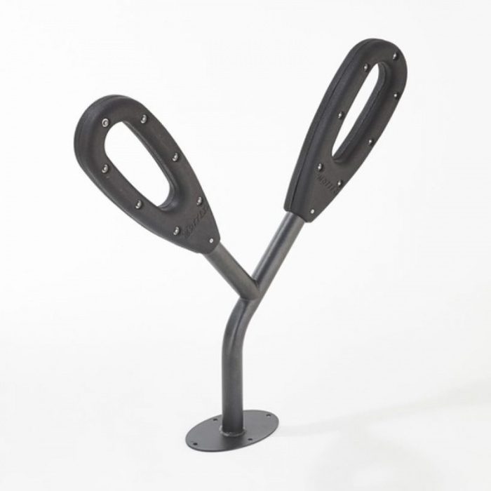 Poteau-range-2-vélos-papillon Poteau range 2 vélos papillon