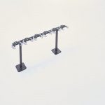 Range Trottinettes sur Pied : 6 trottinettes - Côte à côte