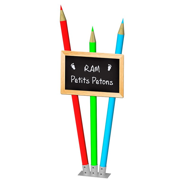 crayons-en-biais Panneau CRAYONS